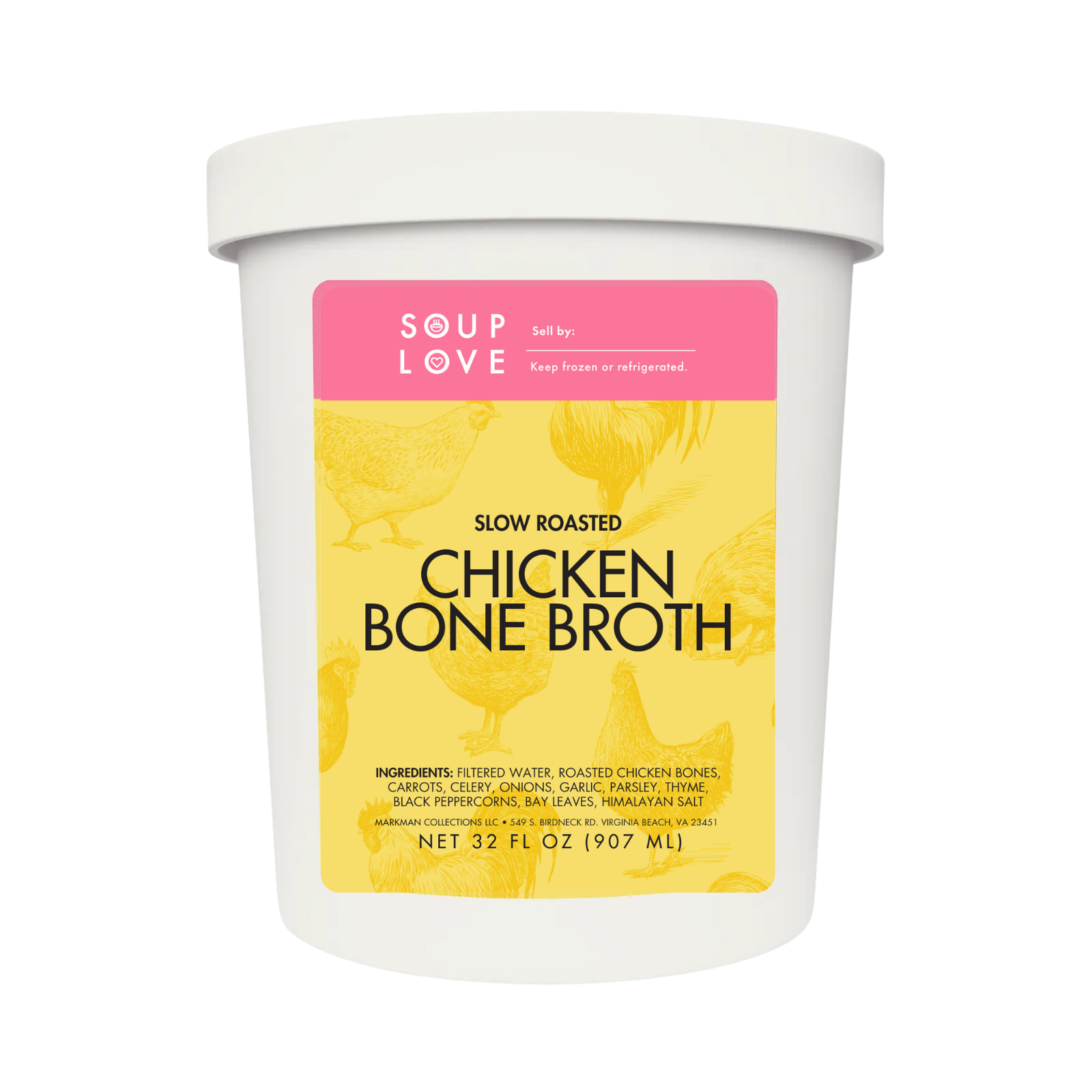 Roasted Chicken Bone Broth – Soup Love