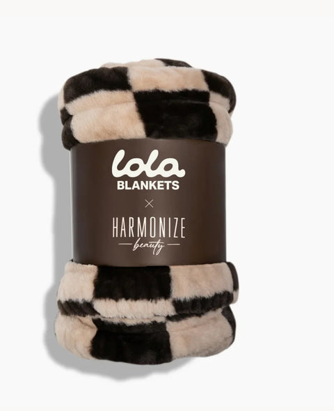 LOLA BLANKET BABY - Espresso Check
