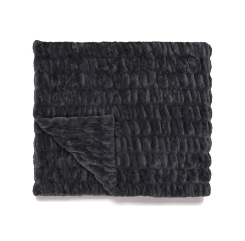 LOLA BLANKET BABY - CHARCOAL GREY