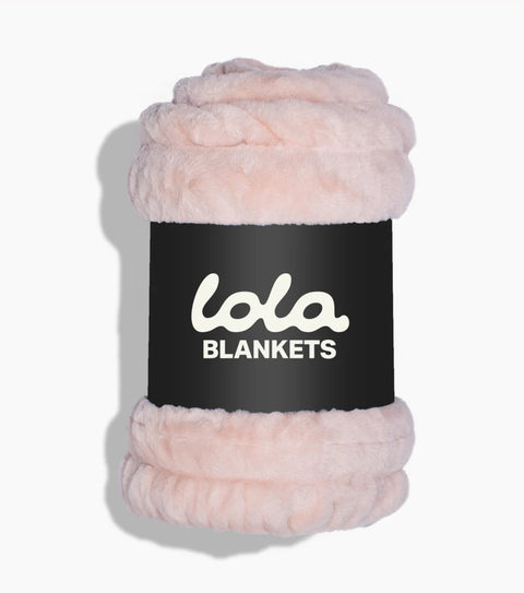 LOLA BLANKET BABY - BLUSH PINK