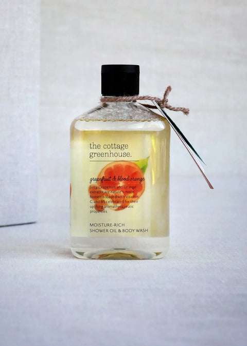 The Cottage Greenhouse Grapefruit & BloodOrange Shower Oil