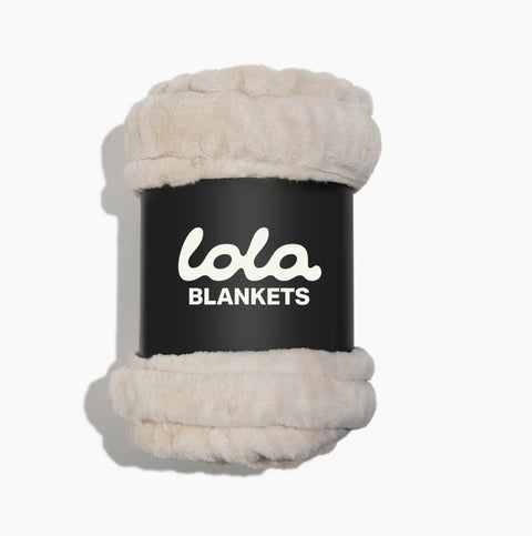 Lola Blanket Large Antique Ivory