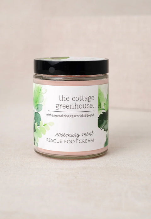The Cottage Greenhouse Rosemary Mint Foot Cream