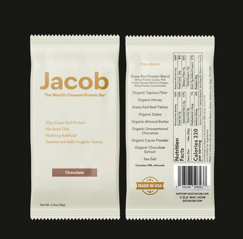 Jacob Protein Bar Chocolate