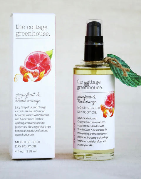 The Cottage Greenhouse Grapefruit & BloodOrange Body Oil