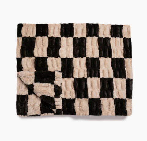 LOLA BLANKET BABY - Espresso Check