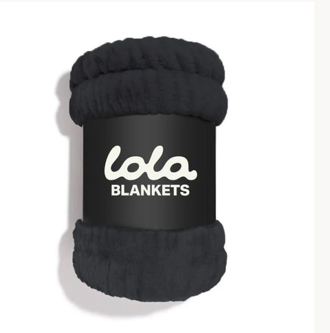 LOLA BLANKET BABY - CHARCOAL GREY