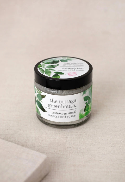The Cottage Greenhouse Rosemary Mint Foot Scrub