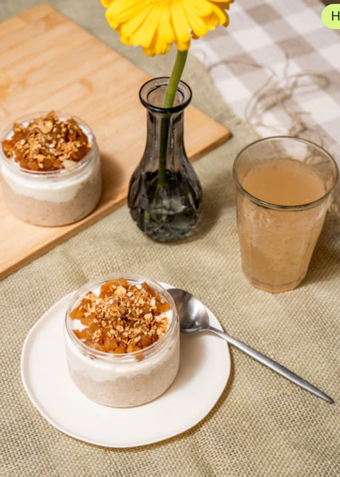 Apple Crumble Overnight Oats