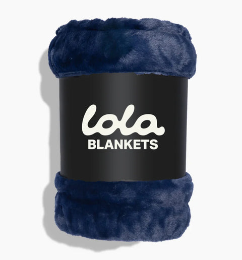 LOLA BLANKET BABY - NAVY BLUE