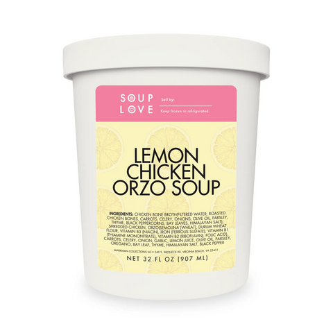 Lemon Chicken Orzo Soup